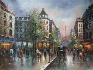París Painting - st064B impresionismo escenas de París